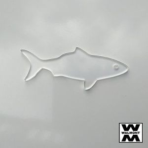 Acrylic Fish - flat shapes (10 pieces) - Walmont