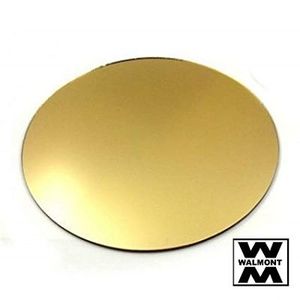 Products: Acrylic disc - Gold Mirror for signs - Walmont