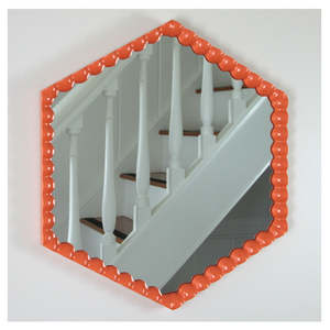 Spindle Mirror - Hexagon 62cm x 54cm