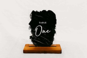 Table Numbers - Wanaka Wedding Hire