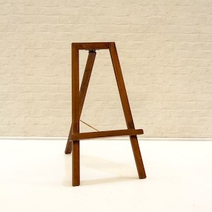 Small Rustic Easel - Wanaka Wedding Hire