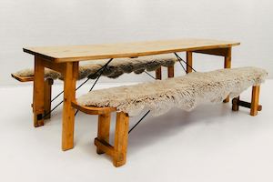 Products: Rustic Dining Set - Wanaka Wedding Hire