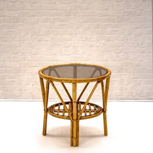 Products: Round Cane Table - Wanaka Wedding Hire