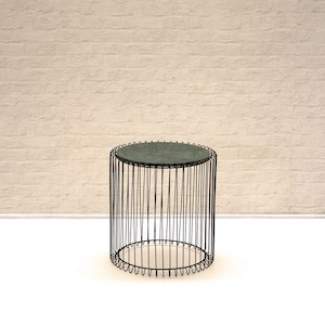 Products: Green Marble Side Table - Wanaka Wedding Hire