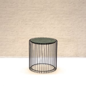 Products: Green Marble Side Table - Wanaka Wedding Hire