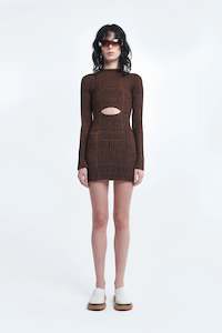 Arthur Apparel Slit Mini Dress - Find-a-Word