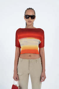 Arthur Apparel Waffle Pleat Tee - Mirage