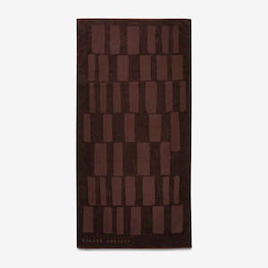 Towels: Status Anxiety Towel - Stay a While - Bark