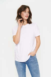 Saint Tropez: Saint Tropez Adelia Regular T Shirt - White
