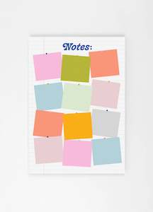 Kiosk by Georgia Perry Desk Pad - Post It Note