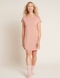 Boody Nightwear: Boody Goodnight Nightdress - Dusty Pink