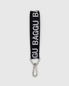 Baggu Logo Keychain - Black and White