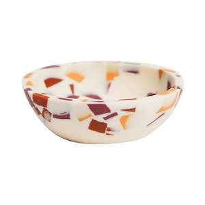 Sage X Clare: Sage x Clare Astrid Tiny Bowl - Nougat Terrazzo