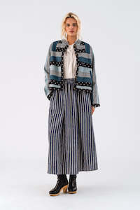 Lollys Laundry: Lollys Laundry Akane Maxi Skirt - Stripe