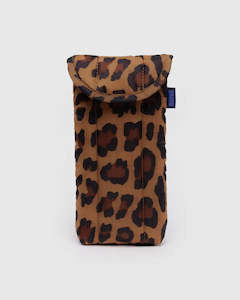 Baggu: Baggu Puffy Glasses Sleeve - Leopard