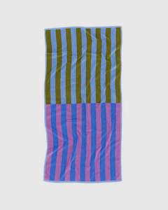 Baggu Bath Towel - Cabana Stripe Mix