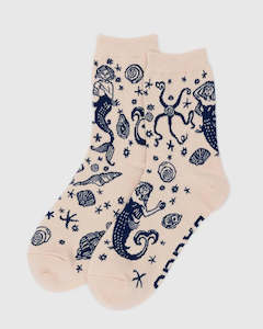 Baggu: Baggu Crew Sock - Mermaid
