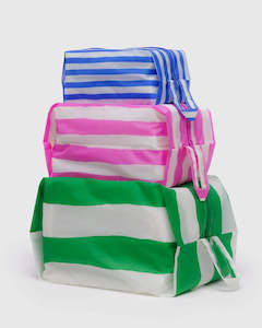 Baggu 3D Zip Set - Painted Stripe