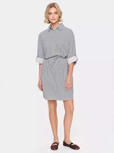 Saint Tropez Zalinda Skirt - Black and White Stripe