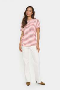 Saint Tropez Jucia T Shirt - Flame Scarlet