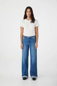 Outland Denim: Outland Denim Mia Mia Cuffed Belted Jean - Liberty