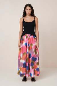 Kowtow Muse Skirt - Watercolour