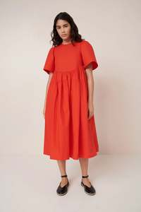 Kowtow Maquette Dress - Scarlet