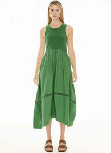 POL Orlo Lace Tank Dress - Green