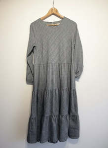 Preloved Twenty-Seven Names Checked Dress - Size 12