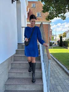 Lollys Laundry: Lollys Laundry Carla Dress - Neon Blue