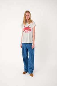 Lollys Laundry: Lollys Laundry Roma Tee - Crab