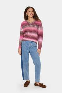 Saint Tropez Maude Jeans - Med Blue