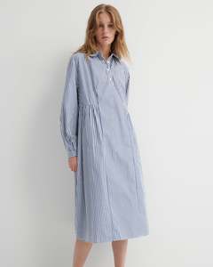Kowtow Sonnet Dress - Workwear Stripe