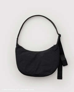 Baggu Medium Nylon Crescent Bag - Black