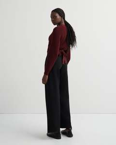 Kowtow Clothing: Kowtow Composure Cardigan - Maroon