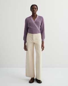 Kowtow Clothing: Kowtow Composure Cardigan - Wisteria