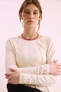 Phàrlain Seam Top - Ivory
