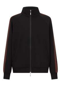 Pol Cassidy Track Jacket - Black/Choc/Charcoal