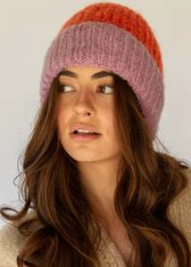Hobo And Hatch: Hobo and Hatch Riley Beanie - Sunset