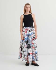 Kowtow Clothing: Kowtow Moya Skirt - Anniversary Print