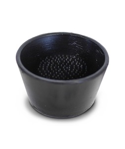 Tapered Pin Cup Flower Holder Flower Frog: Black / 2"