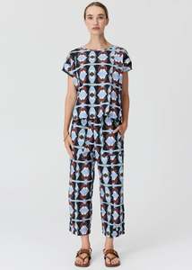 Pol Thyra Reversible Top - Thyra Print