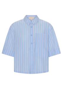 Pol Aubin Camp Shirt - Blue/Pink