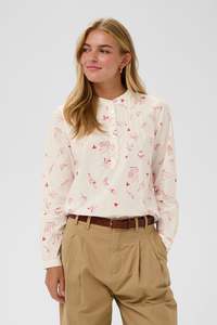 Saint Tropez Ponyo Shirt - Ice Red Mon Amour