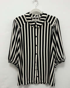 PRELOVED Lollys Laundry Striped Shirt - Large