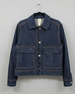 PRELOVED Kowtow Denim Jacket - size M
