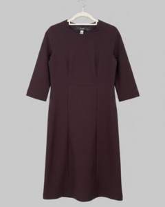 PRELOVED Starfish Deep burgundy dress size 8