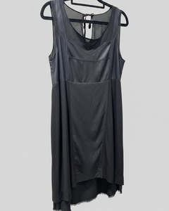 PRELOVED NOM*D Sectioned Bodice Layered Black Dress - Sample size 10