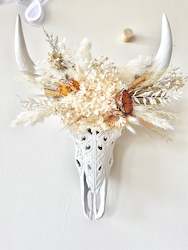 Bull Skull Arrangements: Neutrals Bull Skull Arrangement