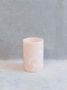 Vases: Peach Resin Pillar